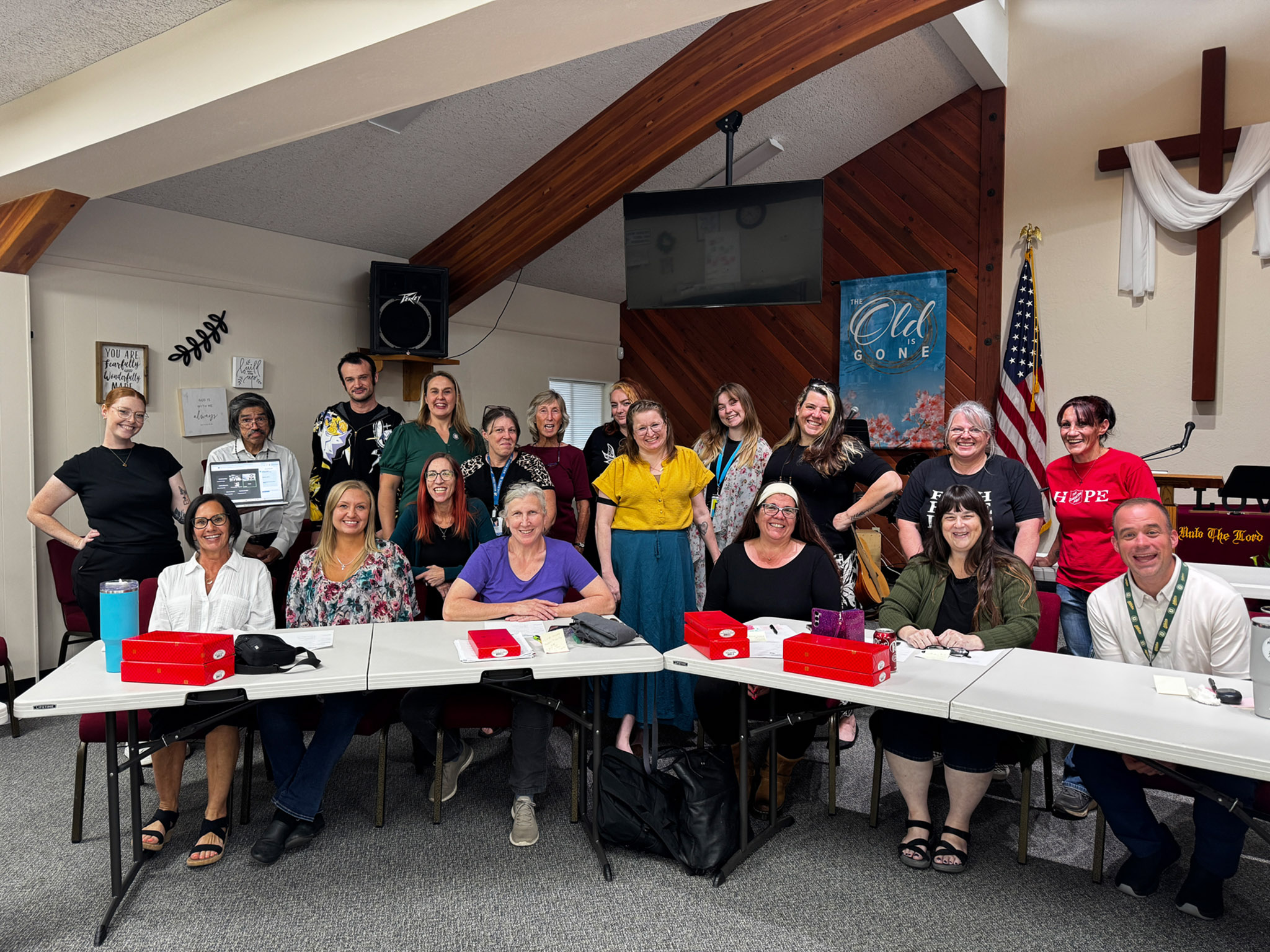 Members of the Shasta Housing Collaborative together outdoors